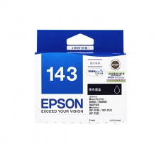 愛普生（EPSON） T143墨盒T1431/2/3/4 適用900 960FWD 7018 打印機(jī) T1431黑色墨盒 計價單位：個