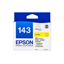 愛普生（EPSON） T143墨盒T1431/2/3/4適用900 960FWD 7018 打印機(jī) T1434黃色墨盒  計價單位：個
